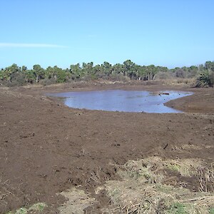 Pond excavation 2006